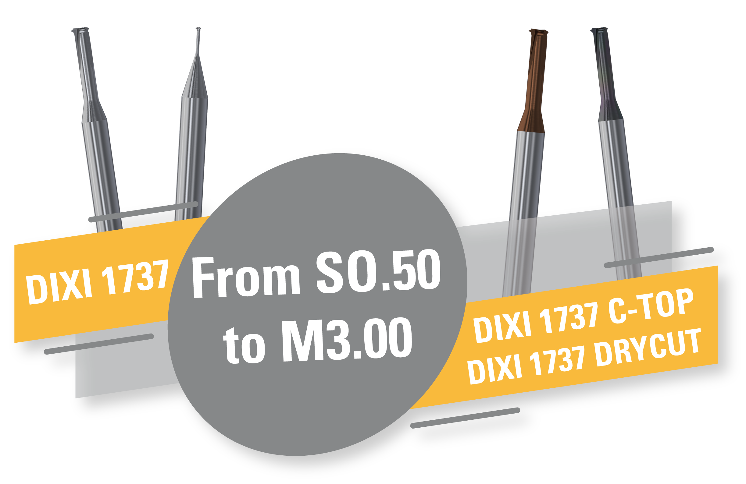 DIXI 1737 New whirling tools with complete profile !